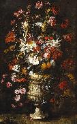 unknow artist Flowers in a Figured Vase Sweden oil painting reproduction